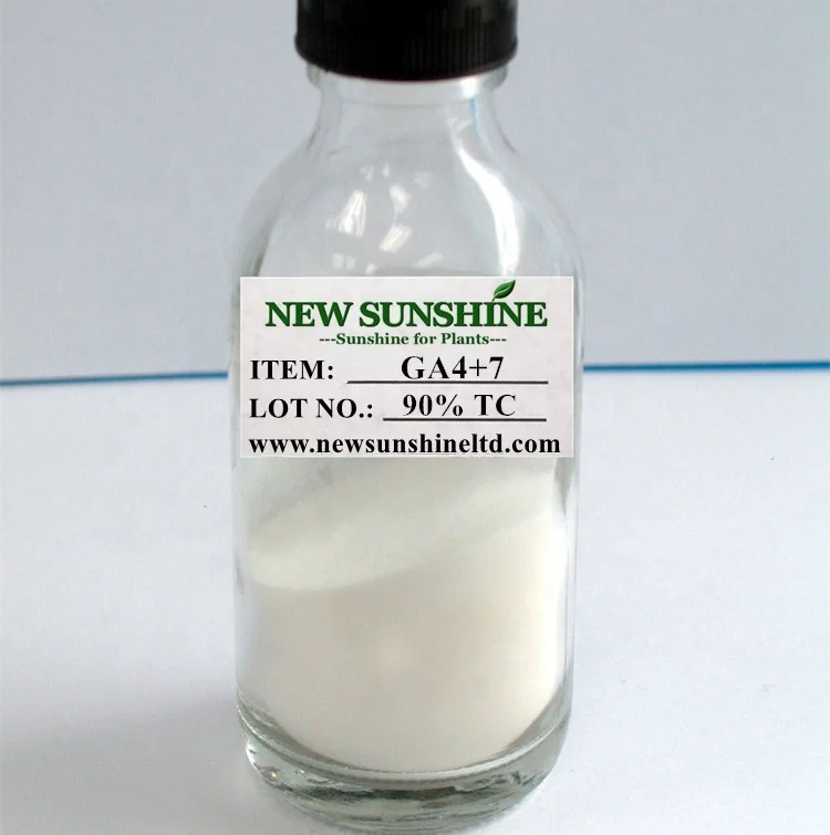 Gibberellic Acid, GA4+7 90% TC, Gibberellin