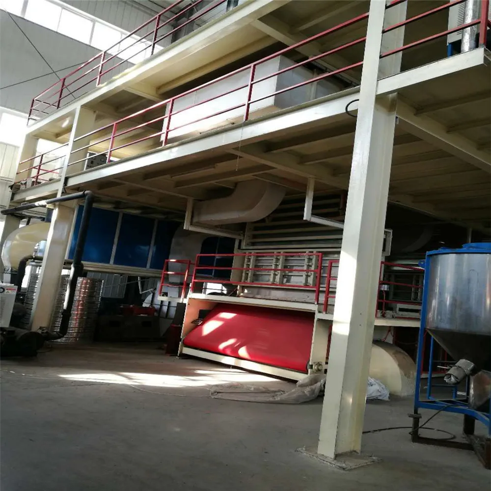 Second hand automatic nonwoven production line non woven fabric making machine