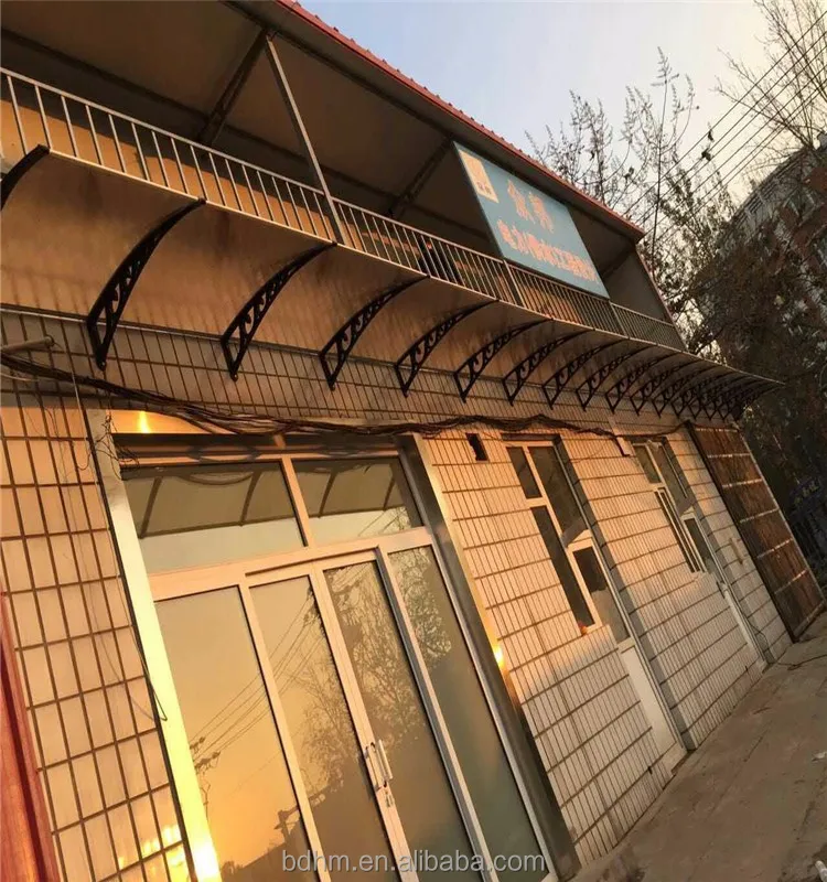 Front door Glass Awning Canopy