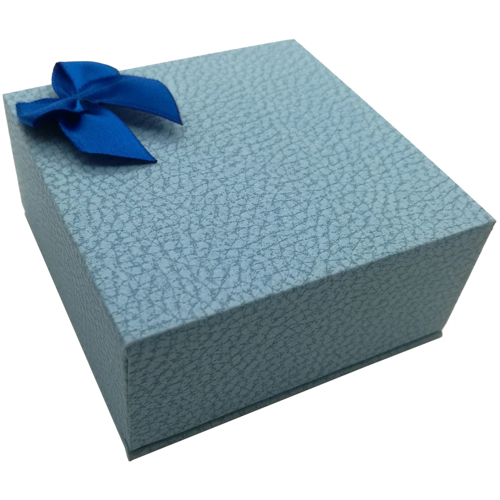 Custom logo Packing Necklace Gift Paper Ring  Jewelry Box Manufacturers