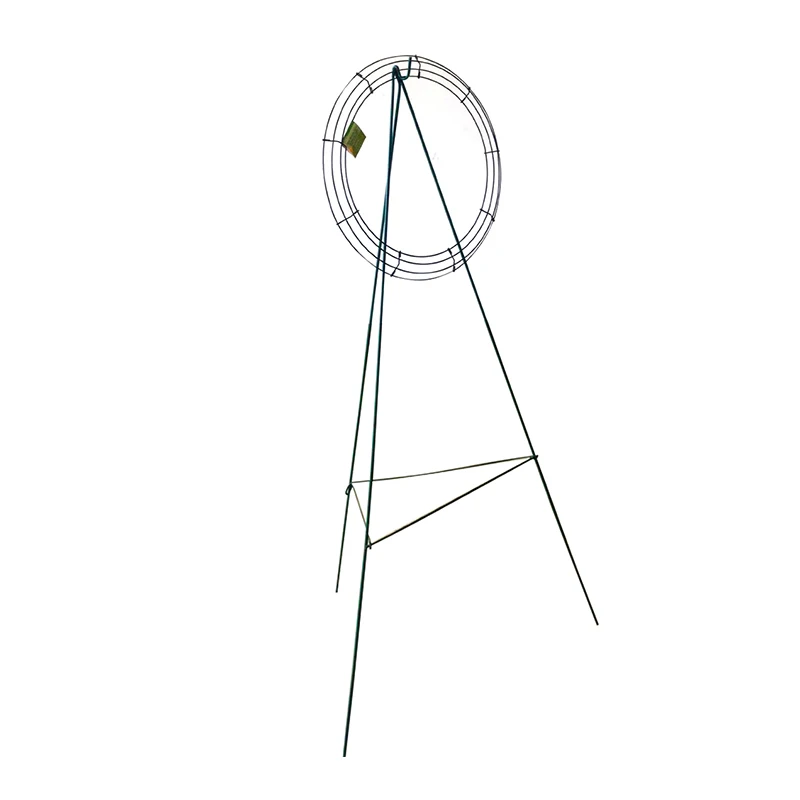 Custom cemetery tripod floral metal wreath easel stand flower stand wedding decoration