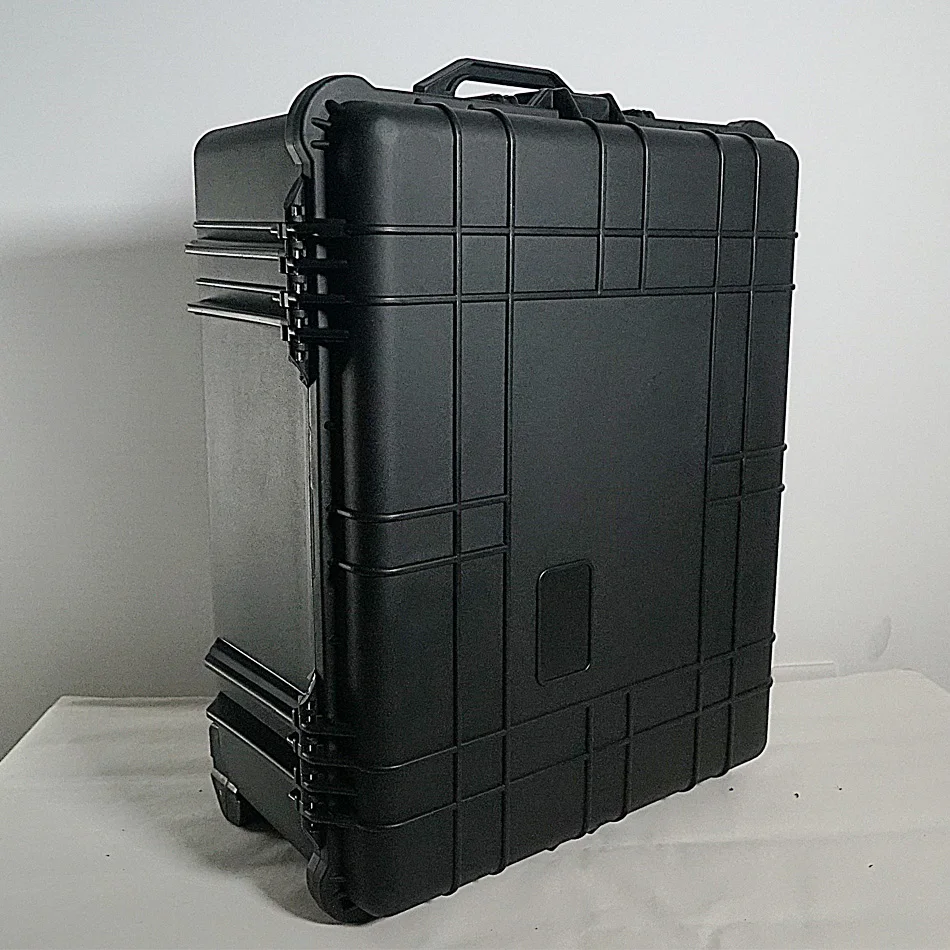 
Large plastic case storage box plastic tool box trolley Hard tool trolley case with foam 