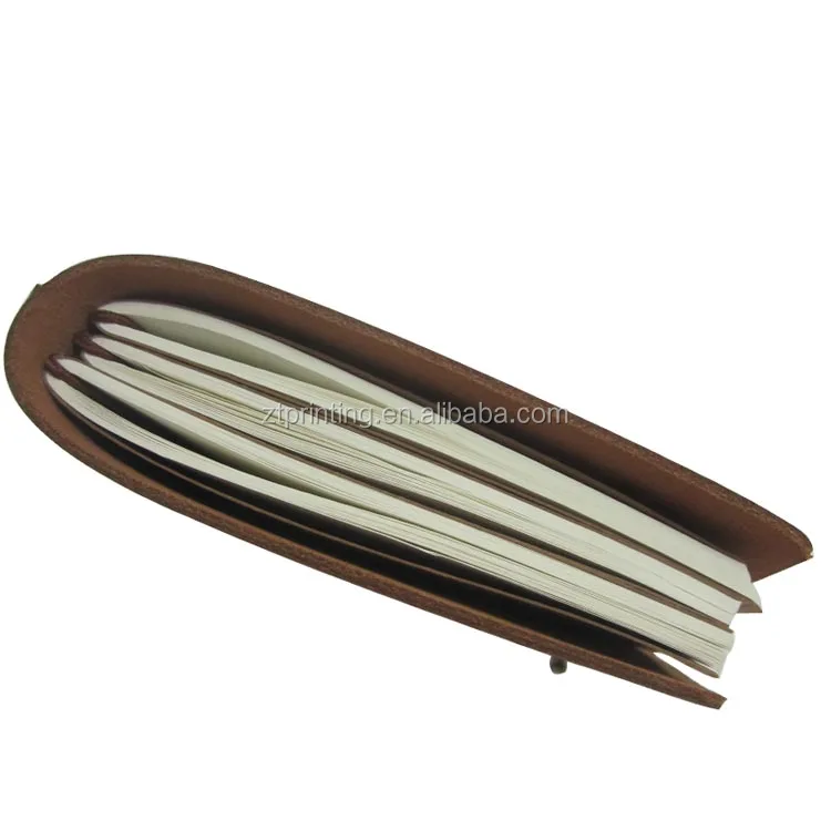 2023 Factory custom genuine leather handmade leather diaries