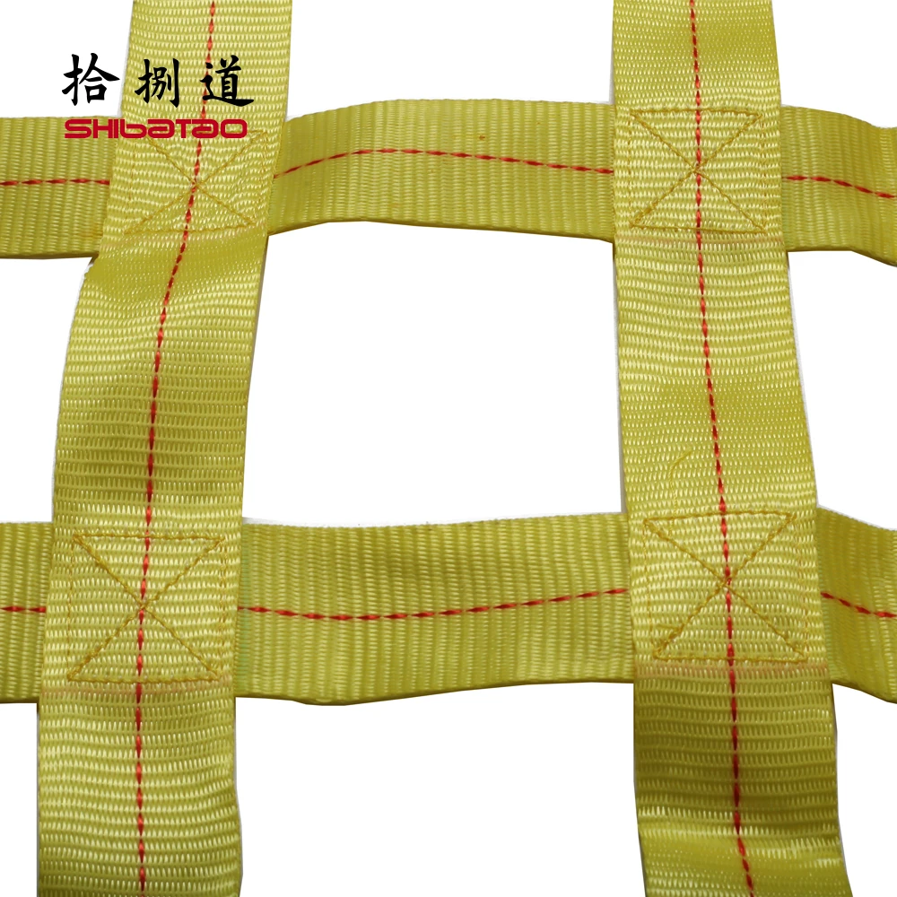 Polyester Webbing Net Adjustable Cargo Net Climbing Cargo Net for Truck for Trailer