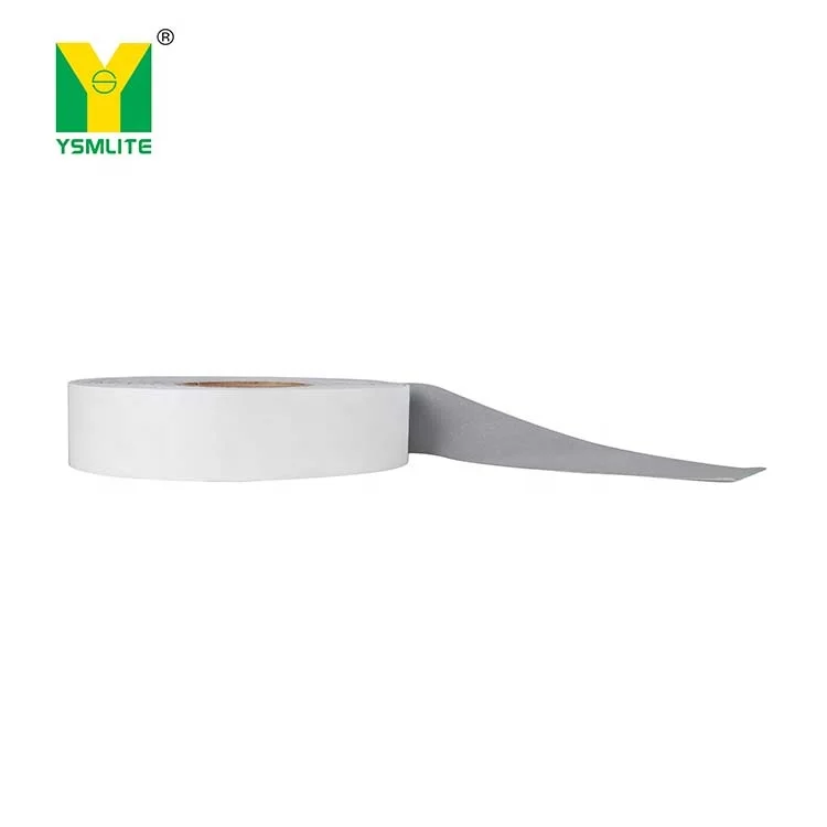 802 Silver Reflective Fabric Tape 5cm width 50 Wash Manufacture EN20471 with TC backing for workwear safety clothing