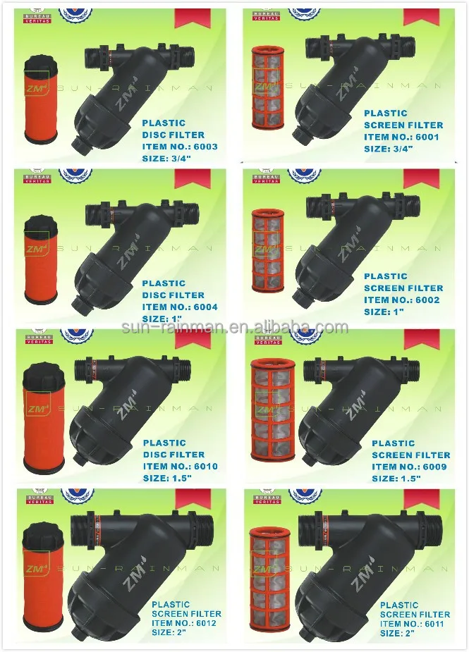 3/4 inch Agricultural Water Screen Filter
