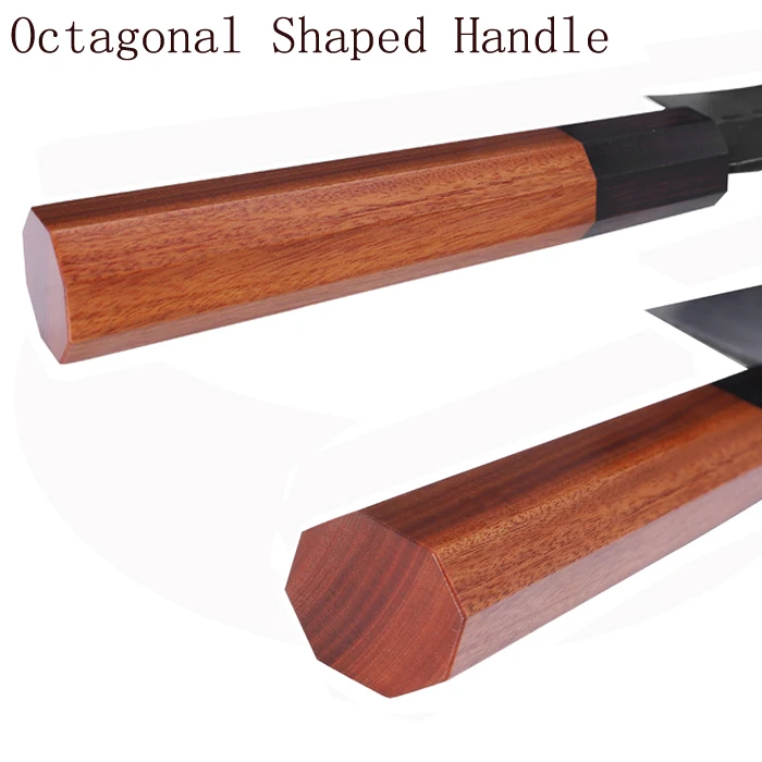 9 inch Japanese High Carbon Clad Steel Hammer Forged  Kiritsuke Knife Handmade