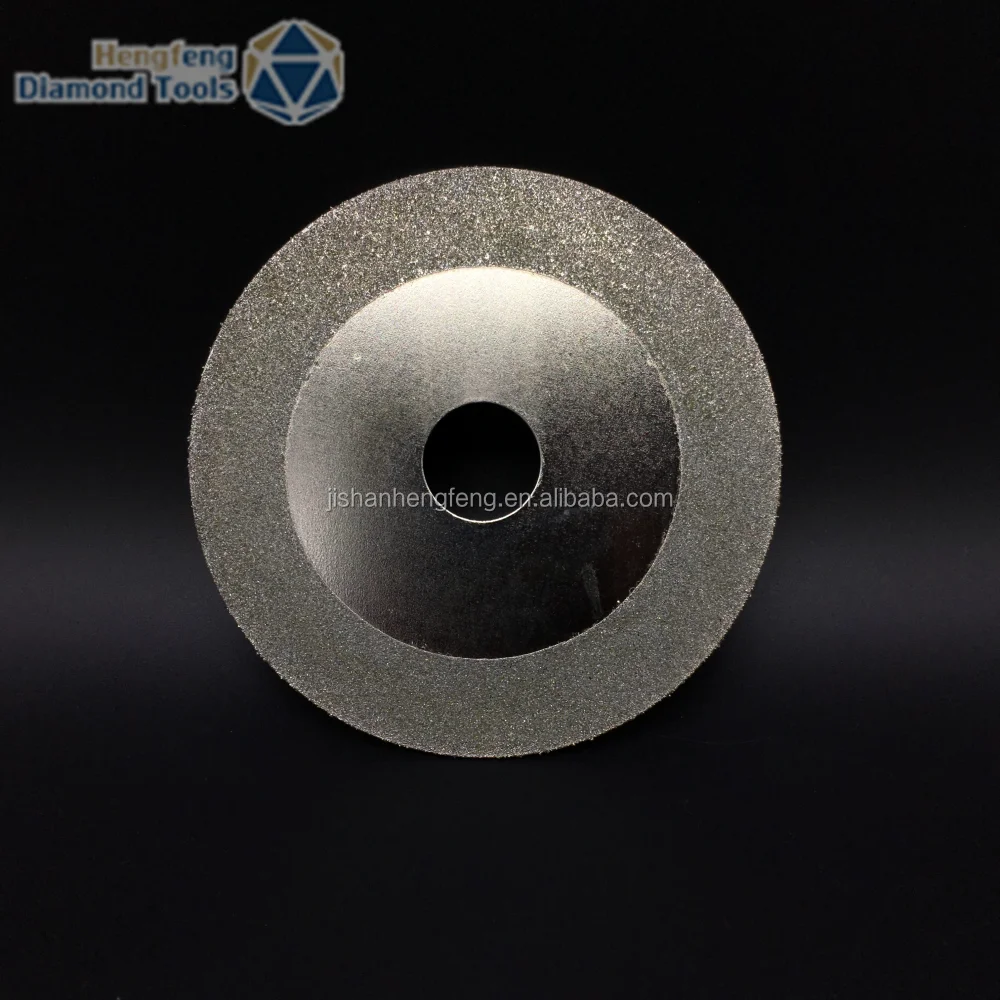 Electroplated cup wheel diamond grinding disc for concrete glass cutter