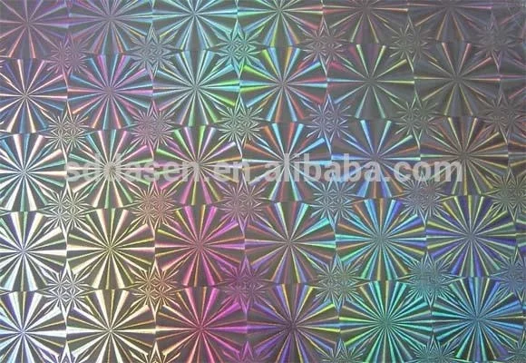 
71g transfer metallized holographic ink retention paper 