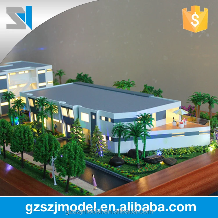 Beach Architectural House Scale Model 3d Model Maker Plastic Physical Model Factory