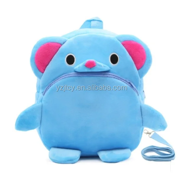 plush kids backpack elephant design toddler daily backpack school bag/ school backpack for kids/ kids backpack baby travel bag