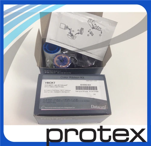 Datacard CD800, CP40,CP60,CP80 YMCKT color ribbon, Original 500 images Datacard 535000-003 ribbon