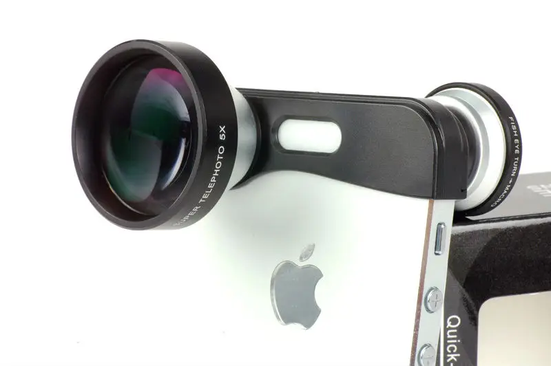 New Shape S 3 in 1 Lens with Super 5x/180 Fisheye/Macro for iPhone 5