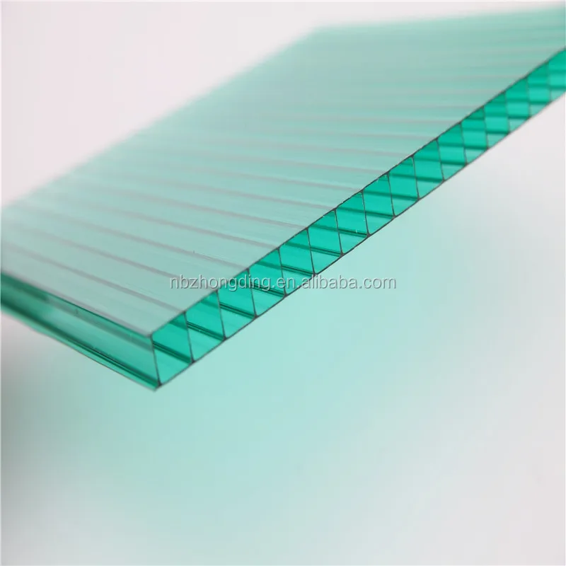 
UV protective twin wall polycarbonate hollow sheet for building material 