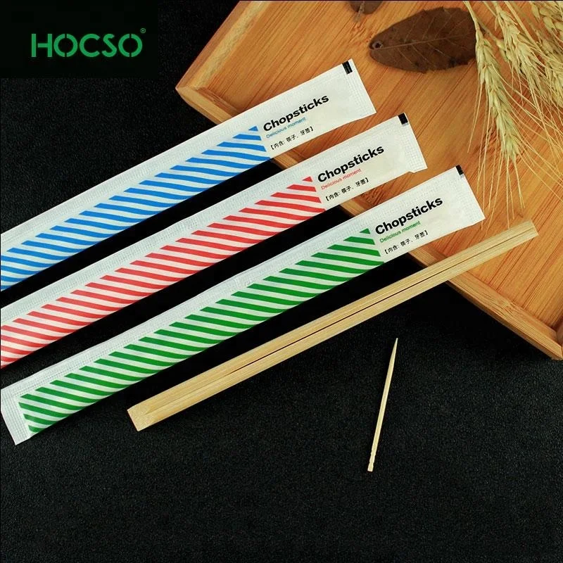 
Disposable bamboo chopsticks sleeve paper chopsticks sleeve printing logo 