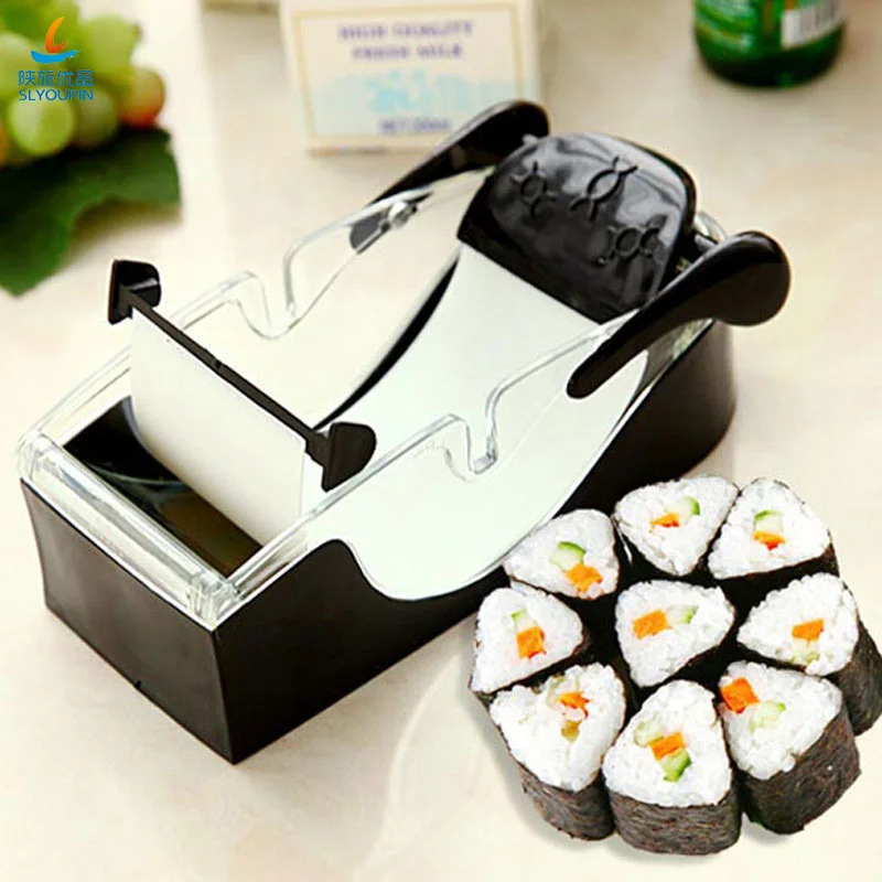 Automatic Magic Plastic Sushi Roll maker machine Kitchen accessories fruit vegetable tools