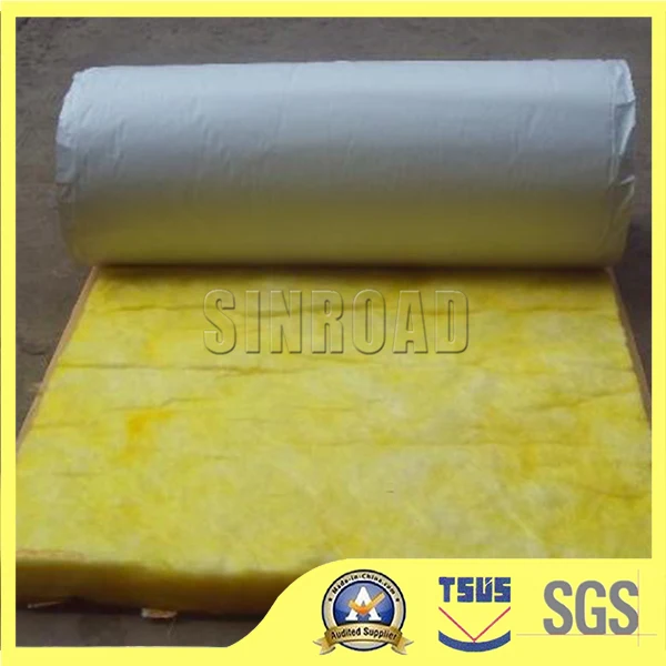 Fire proof glass wool blanket insulation