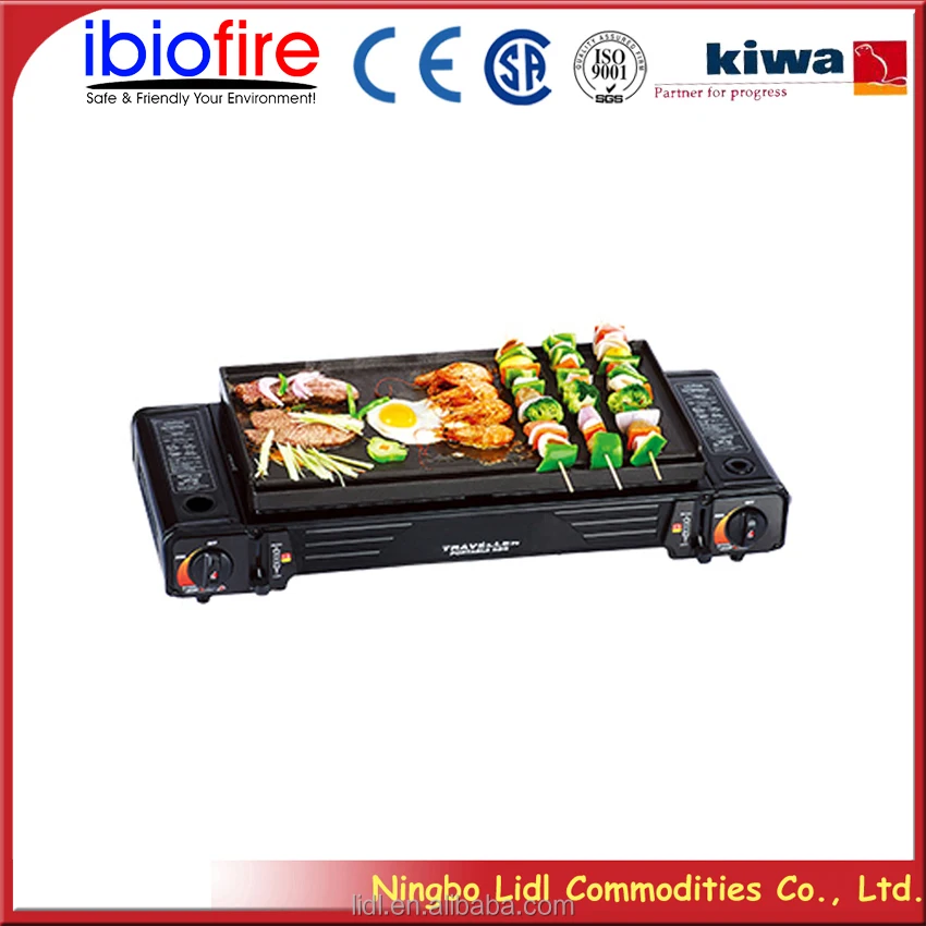 Double burner Camping portable gas Stove