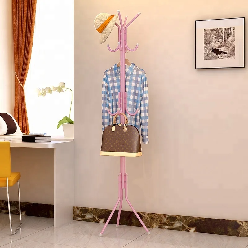 Modern fashion home metal hanger creative hanger vertical furniture multi-function art living room storage space coat rack