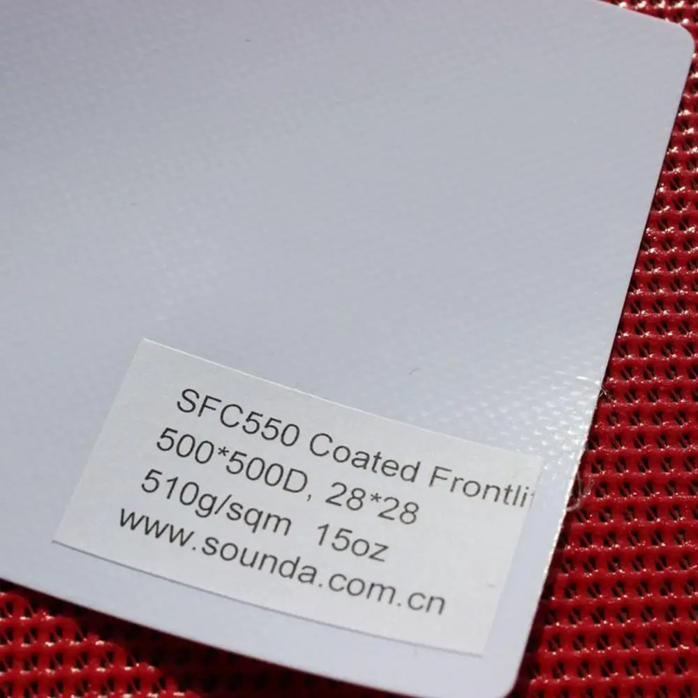 
510g Coated PVC Frontlit Banner For Outdoor Large Format Advertisement 