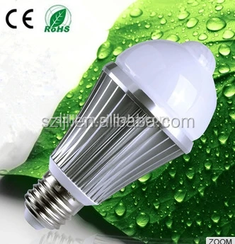 Светодиодная лампа E27 с инфракрасным датчиком, 5 Вт/6 Вт/7 Вт, 5730 Индукционная лампа для людей