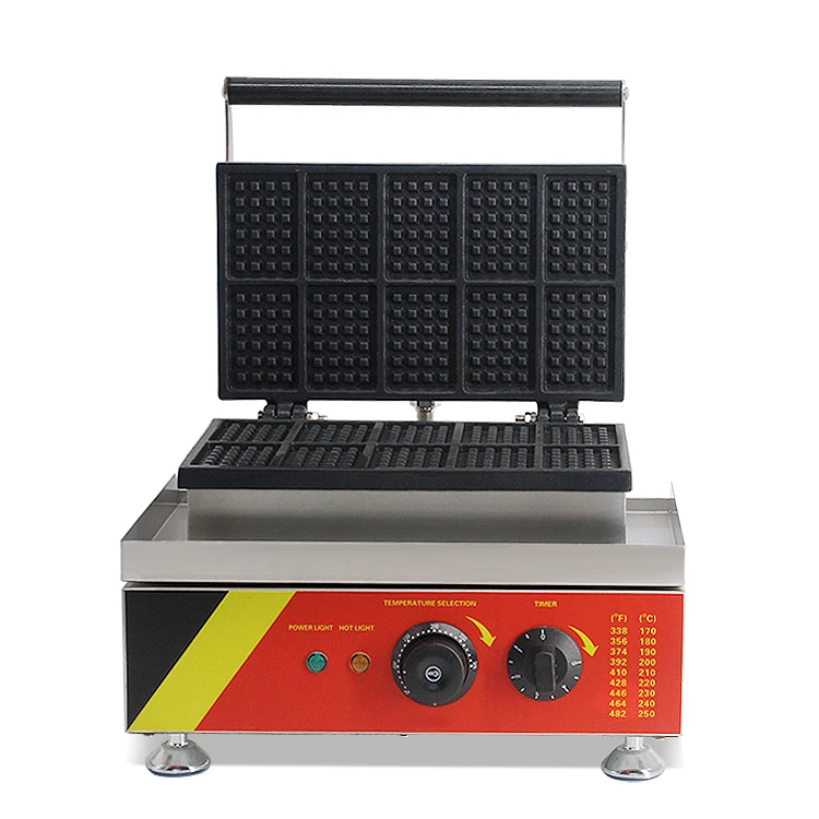 Waffle maker with CE custom plate commercial waffle maker