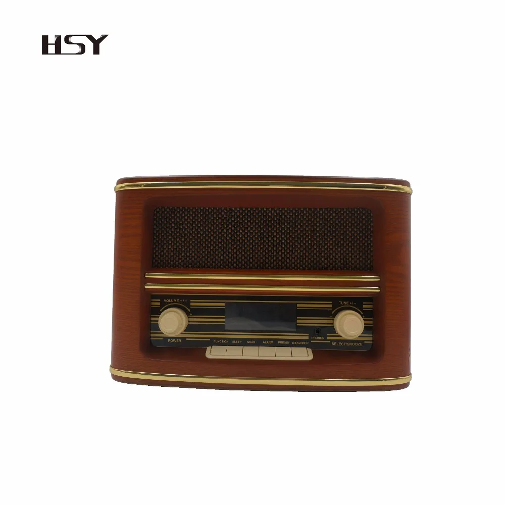 Новые товары на Alibaba 2017 Ретро Будильник DAB радио портативный FM стерео радио