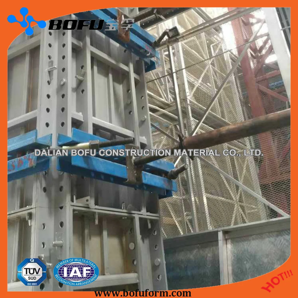 BOFU high quality aluminum concrete columns mold