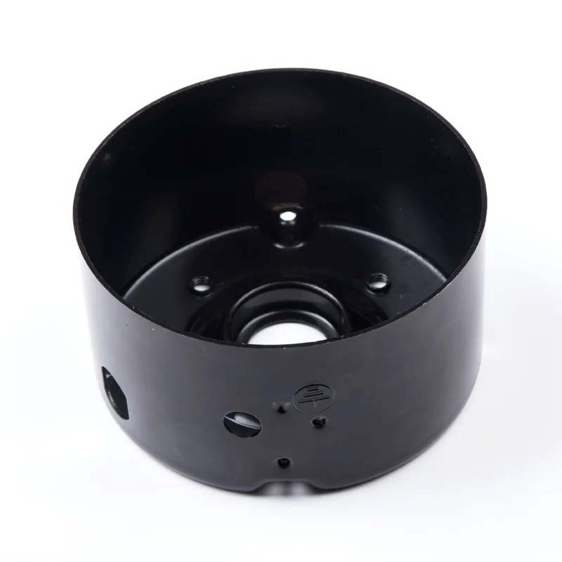 black powder coated sheet metal parts