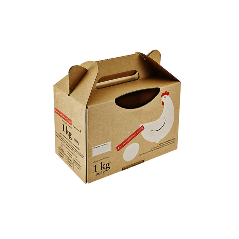 Custom printing high end carton box packaging egg carton