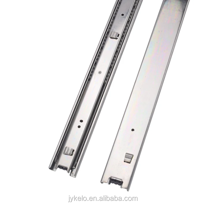 High quality 3-fold undermount soft close guide rail kitchen accessories drawer slide