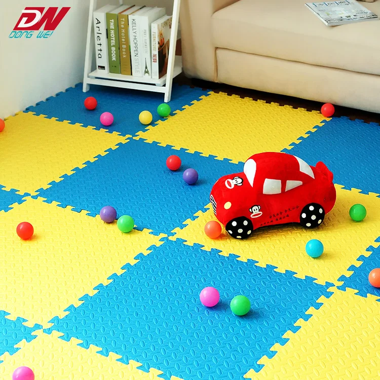 MatNon-toxic Eva Foam Leaf pattern skid resistance Floor Mat