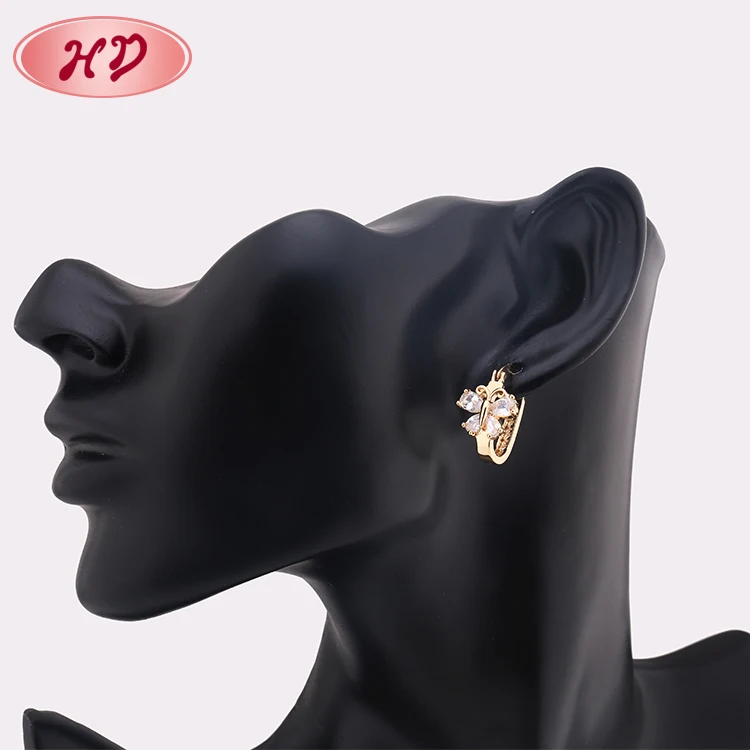 Fashion Colorful Huggies Earrings Best Famous Name Jewelry