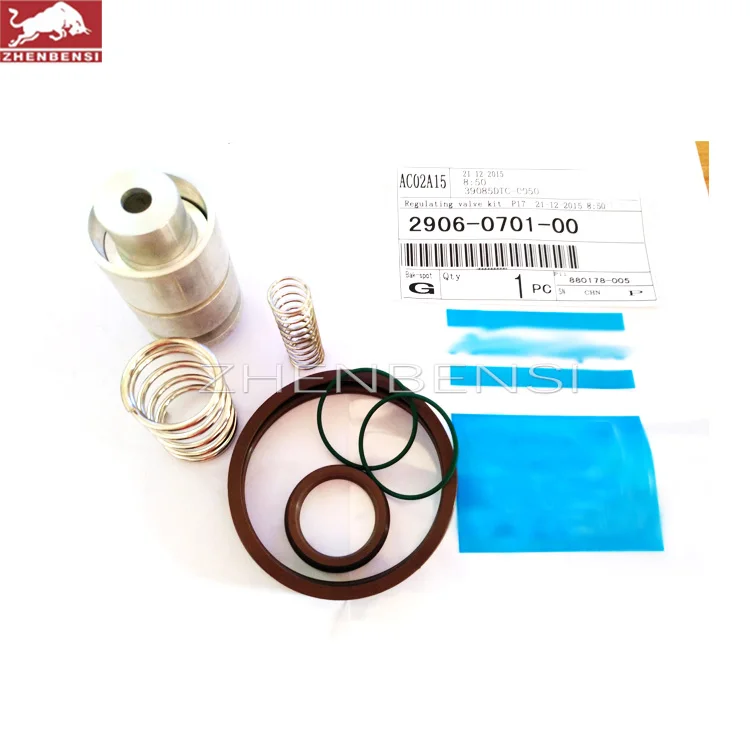 OEM screw air compressor spare parts regulator valve repaire kit 2906070100