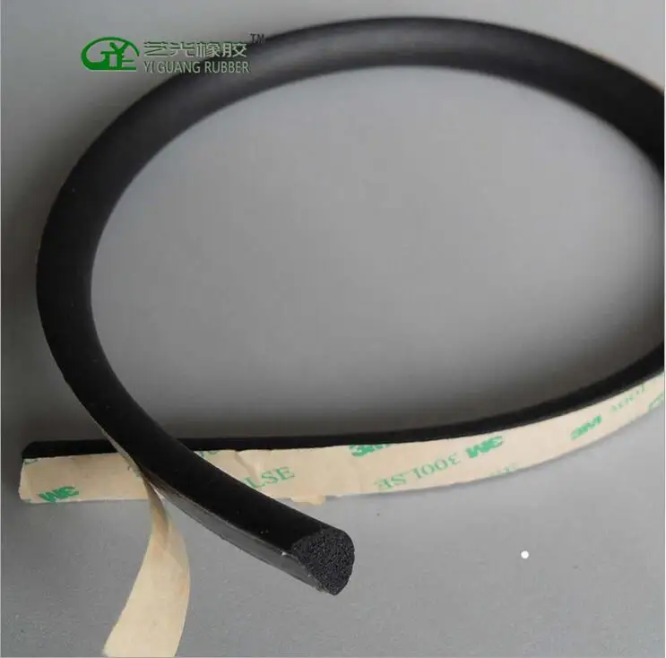 adhesive silicone sponge rubber seal strip tape