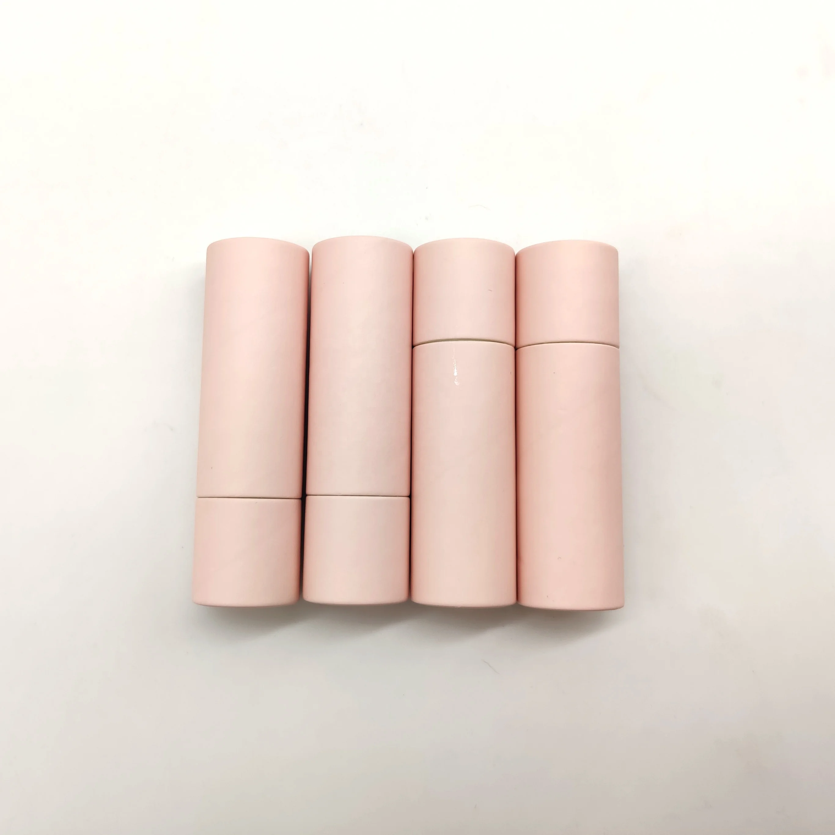 Toprint Printing Biodegradable Empty Lipbalm Cardboard Container Custom Push Up Art Paper Tube For Lip Balm Packaging