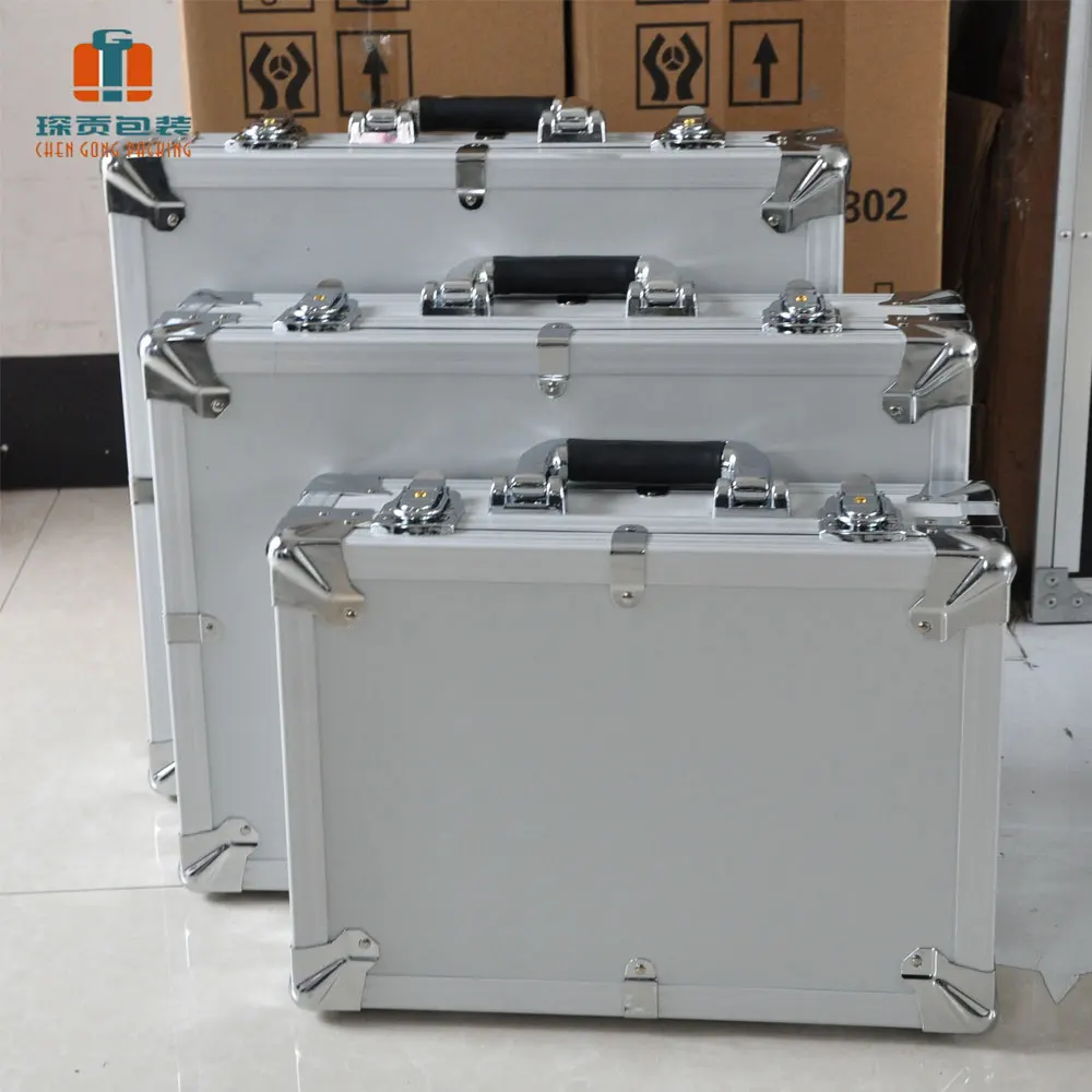 Customized aluminum tool box aluminum metal hard case tool case tool organizer equipment case