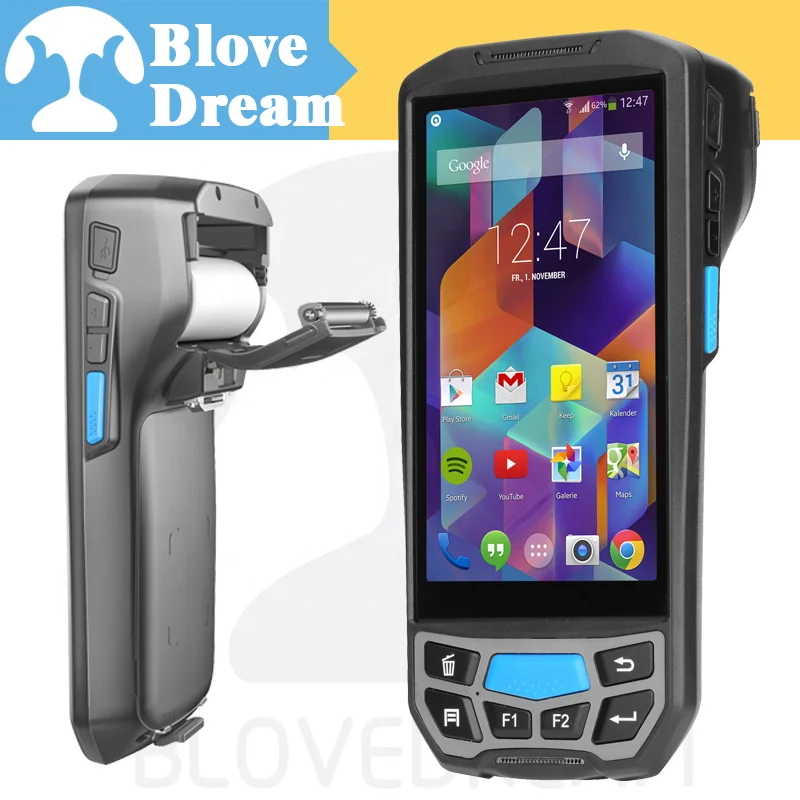 
Rugged IP66 U9100S PDA with fingerprint scanner printer 