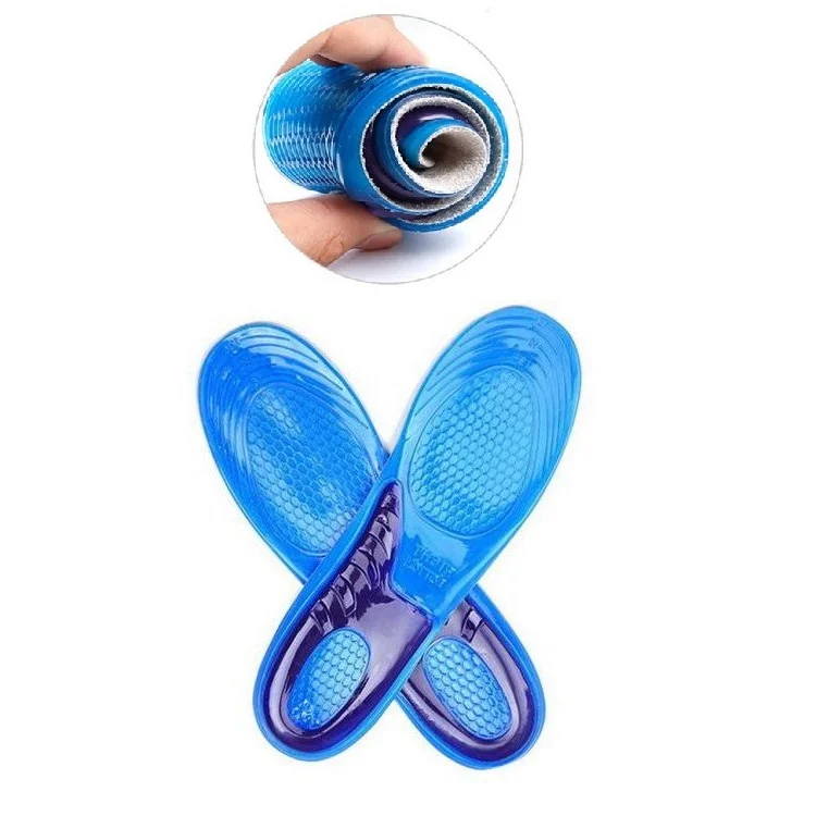 
OEM Shock Absorb Comfortable SEBS Silicone Gel shoe insole for sports 