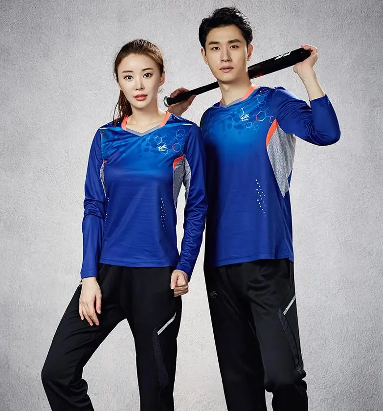 Professional custom sport wear market popular quick dry men women tennis wear badminton wear