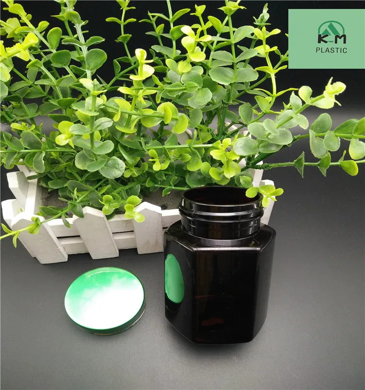 High quality 120cc medecine plastic bottle/pill bottle with color cap