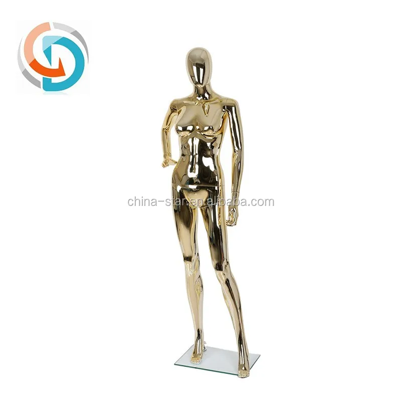
Hot selling chrome female mannequin, silicone torso female mannequin, soft female mannequin 