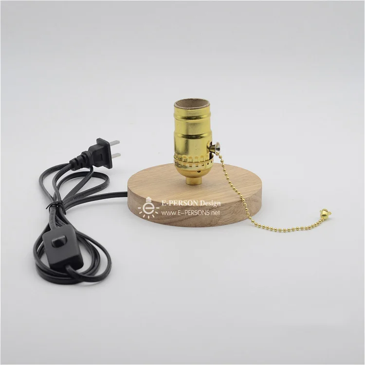 Wood sconce Fully Dimmable Table Desk Lamp with In-Line Switch Great Addition to Table, Desk and Bookshelf