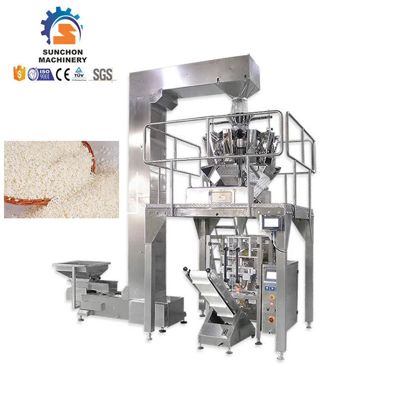 household food rice brick vacuum sealer packaging machine