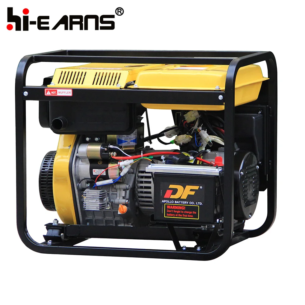 Однофазный портативный дизельный сварочный генератор для машины, 2 кВт, 180 А, 50 Гц, 60 Гц