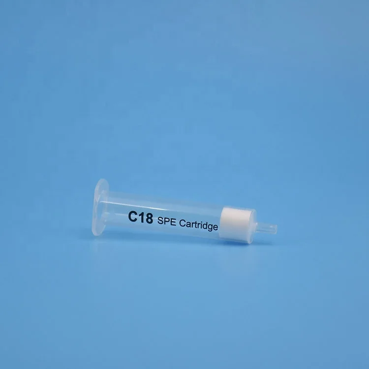 Китайский поставщик лабораторный картридж C18 SPE разных размеров