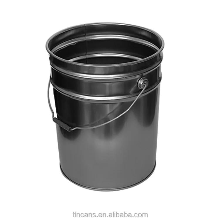 20 liter paint bucket round tin cans for glue