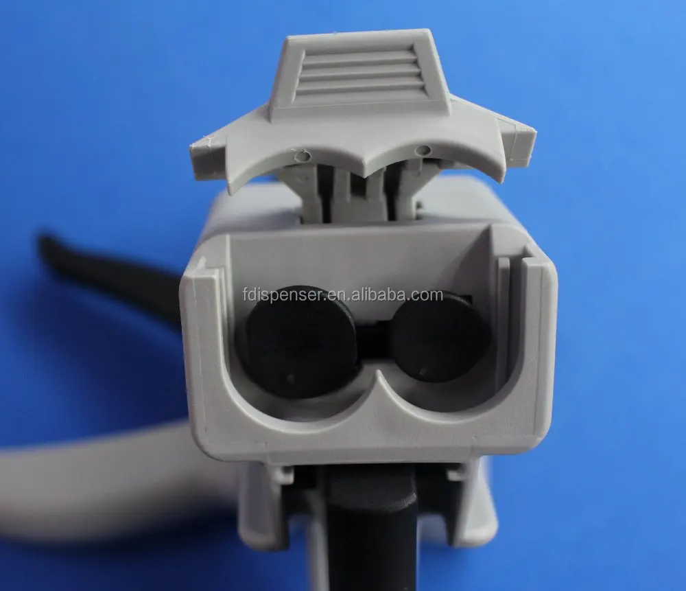 
High precision promotion caulking gunWholesale 8sets/lot 2-part Epoxy Resin Caulk Mixing Gun Dispenser Applicator 50ml ratio 1:1 
