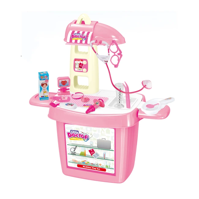 
Plastic educational funny pretend play doctor set toys for kids 