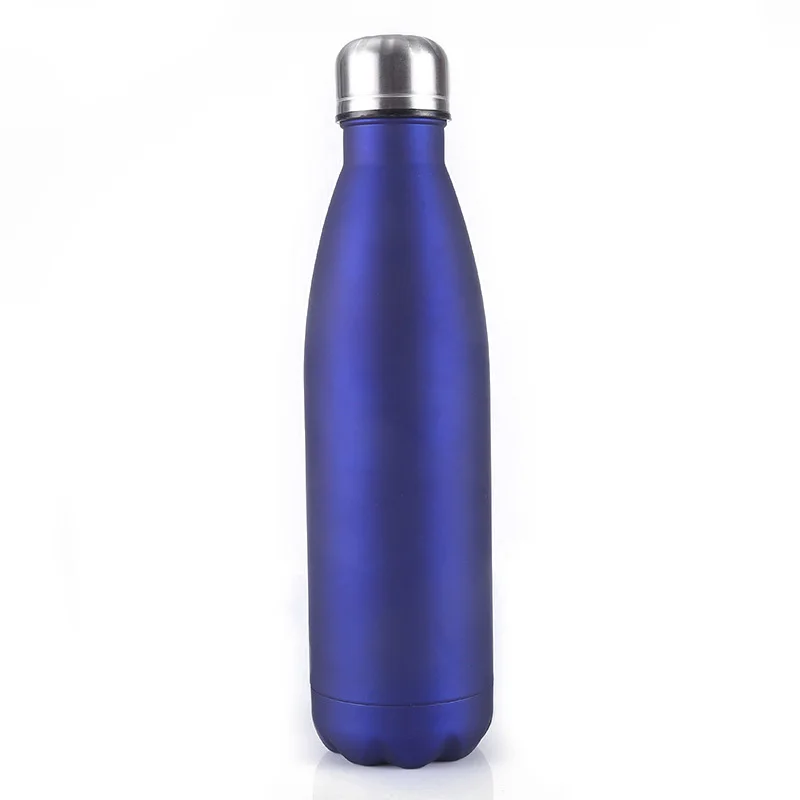 
Promotional Rubber Paint 500ml Double Walled Vacuum Insulated 8/18 Pro Stainless Steel Cola Water Bottle Custom Logo 